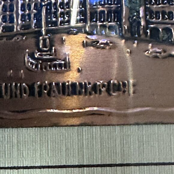 Echt Kupfer VTG W. Germany Copper Travel/Post Card Set of 3 in a Matted Framed‎ - Picture 5 of 14